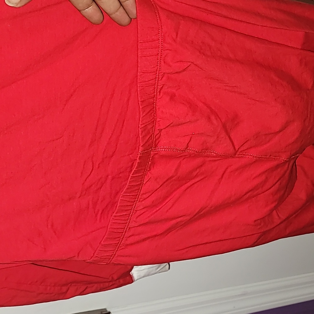 J. Crew Red Women's One Piece Reindeer Pajamas Sz: M - Picture 6 of 10
